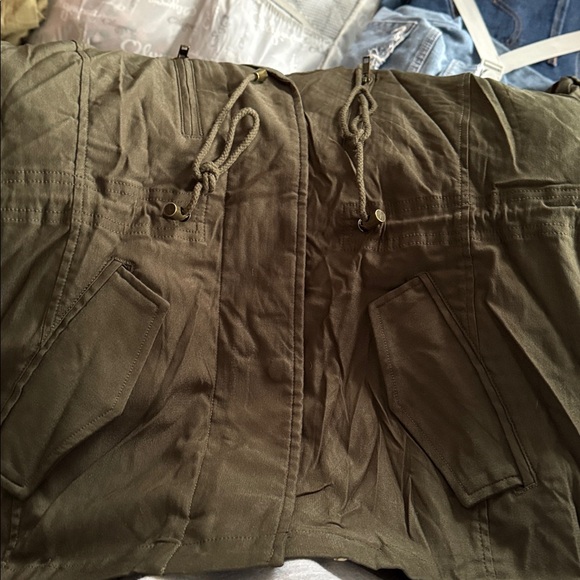 Olive Utility Jacket - Picture 3 of 4